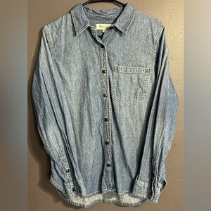 Madewell denim tuckable button up